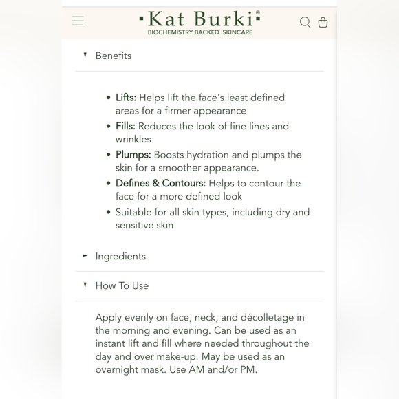 KAT BURKI Form Control Marine Collagen Gel - Picture 4 of 14